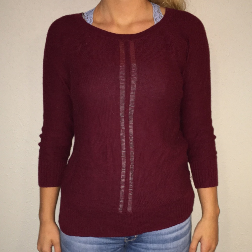 Maroon sweater